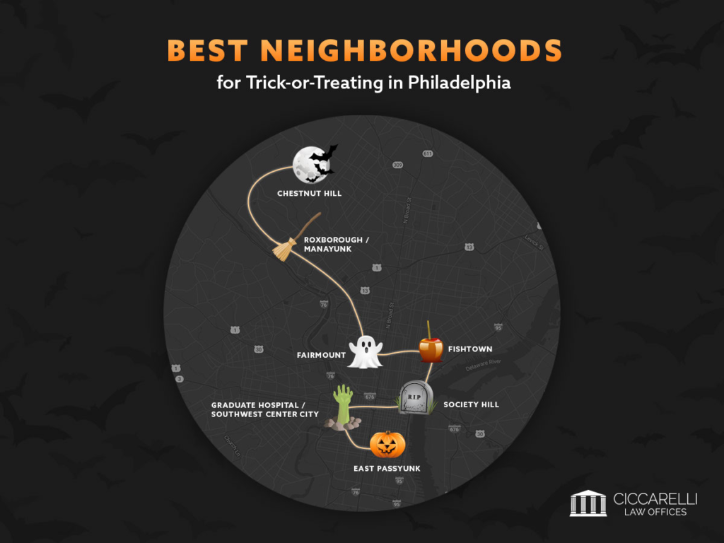Safest Neighborhoods in Philadelphia to Trick or Treat