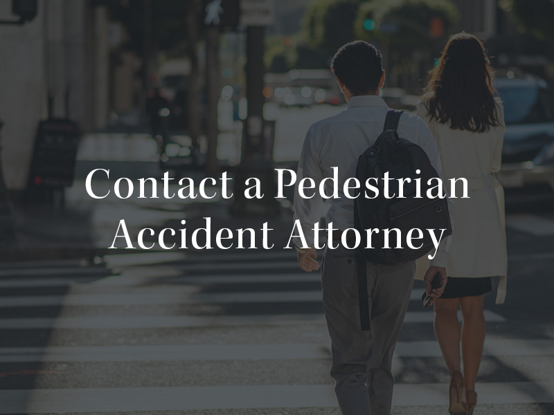 Contact a pedestrian accident lawyer