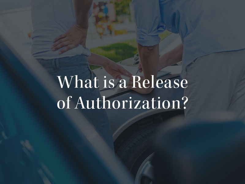 What is a release of authorization?