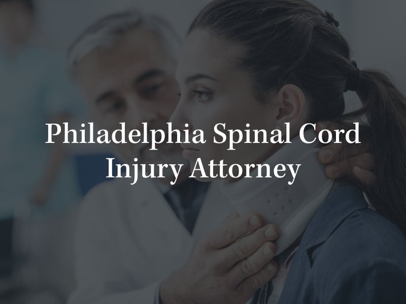Philadelphia spinal cord injury lawyer 